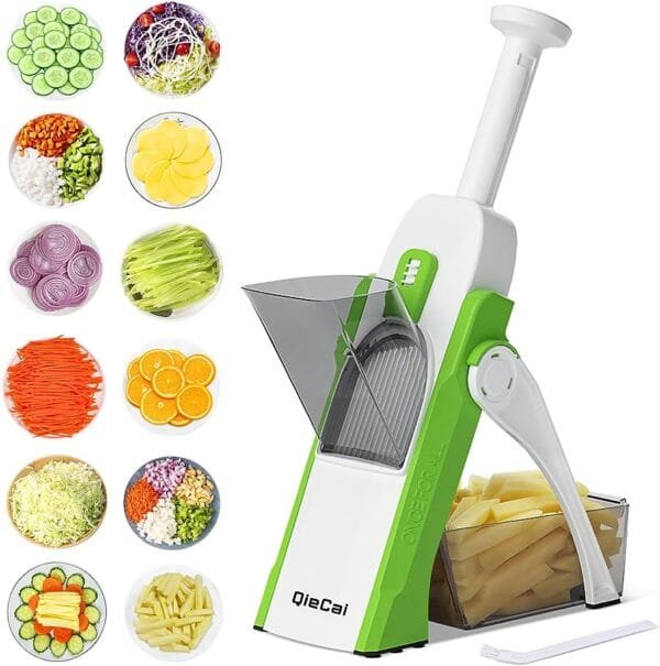 Brava Spring 5 in 1 Vegetable Cutter & Slicer Green