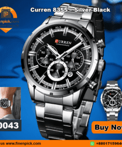Curren 8355 Sporty Quartz Chronograph Watch for Men