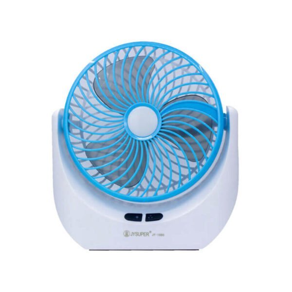 JY-1880 Portable LED Light & Mini Fan – Rechargeable & Multi-Functional