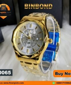 BINBOND Men's Luxury Wristwatch with Calendar