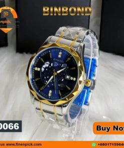 BINBOND Men's Luxury Wristwatch with Calendar | FineNpick Online Shop Bangladesh