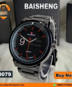 Baisheng Stainless Steel Analog Fashion Watch For Men