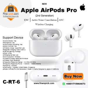 RT6 AirPods Pro 2nd Generation MagSafe Charging Case with USB-C