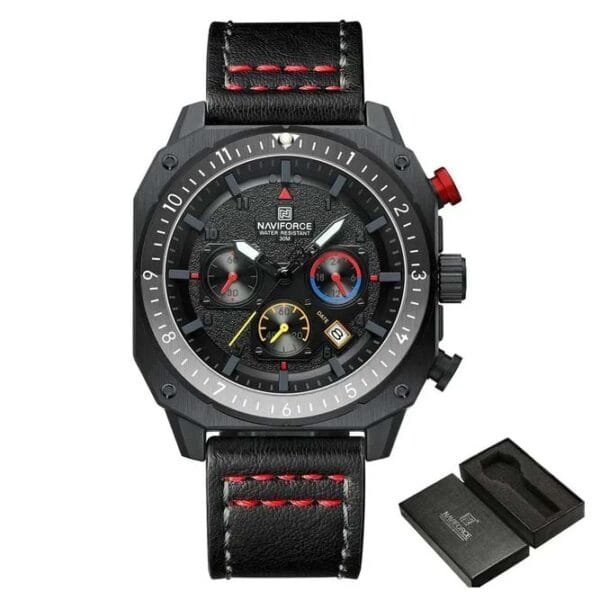 Naviforce 8057 Black For Men