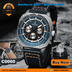 Naviforce 8057 Black For Men | FineNpick Online Shop Bangladesh