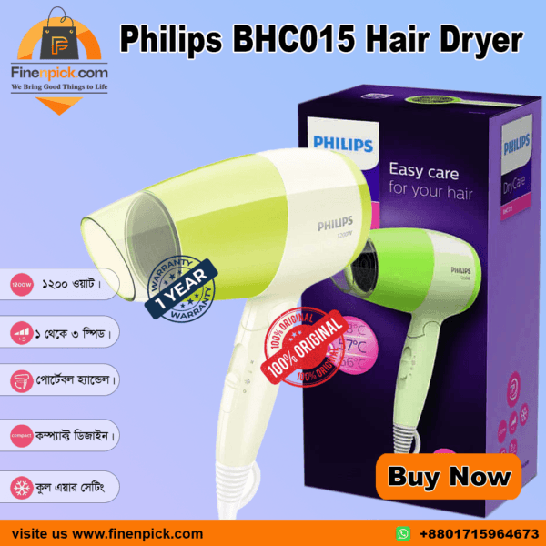 Philips-BHC015-Hair-Dryer