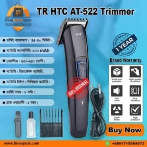HTC AT-522 Rechargeable Cordless Trimmer For Men