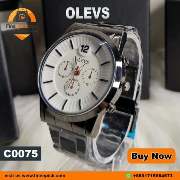 Olevs Stylish Analog Wristwatch for Men