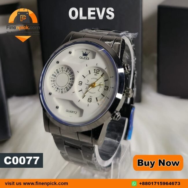 Olevs Elegant Quartz Watch for Men
