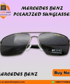 Mercedes Benz MB761 Polarized Sunglass Ash Metal Frame