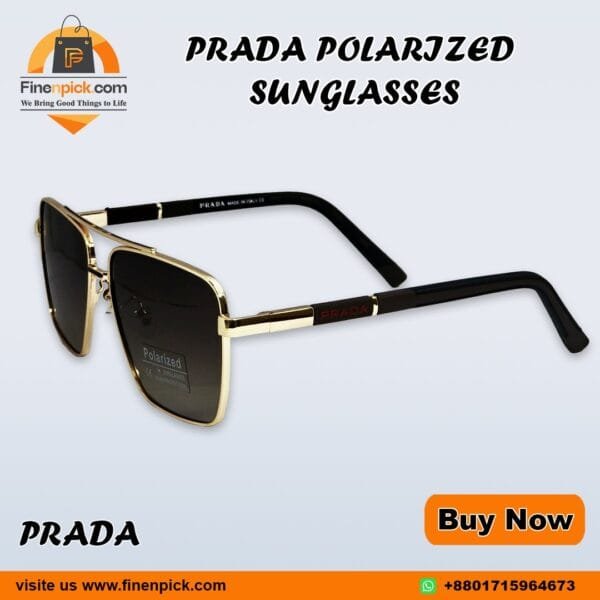 Prada Polarized Sunglasses PR114 UV400 Protection - Image 2