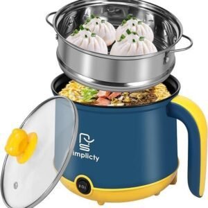 Electric Hot Pot 1.2L Mini Cooker – Versatile, Non-Stick, and Rapid Heatin | FineNpick Online Shop Bangladesh