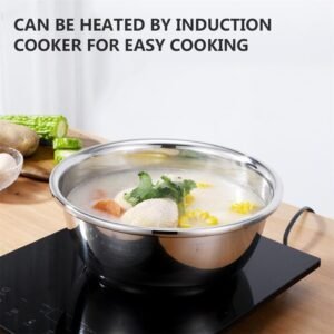 Alternative view of Stainless Steel 3-in-1 Kitchen Set – Strainer, Grater & Bowl