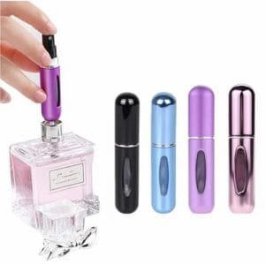 5ml পোর্টেবল রিফিলেবল পারফিউম অ্যাটমাইজার বোতল