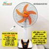 Defender KTH 2936RS 16 Inch Rechargeable Fan with Remote & LED Light BD