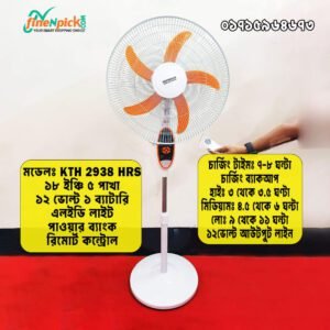 Defender KTH2938HRS 18-Inch Rechargeable Stand Fan