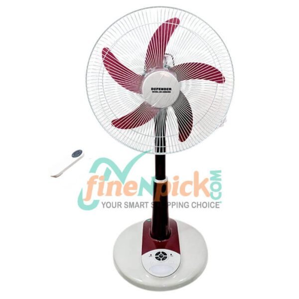 Defender NH 2986HRS 16 Inch Rechargeable Fan with Remote & LED Light BD