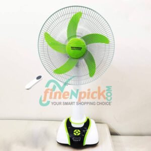 Defender KTH 2936RS 16 Inch Rechargeable Fan with Remote & LED Light BD