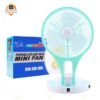 JR-5580 Portable LED Light with Mini Fan