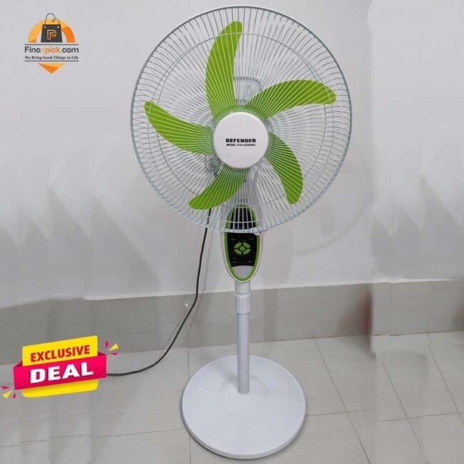 Defender KTH2938HRS 18-Inch Rechargeable Stand Fan Fan fineNpick.com 2