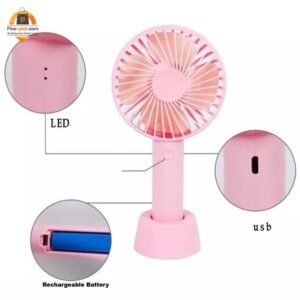 Alternative view of Mini SS2 Rechargeable Handheld Fan (Local)