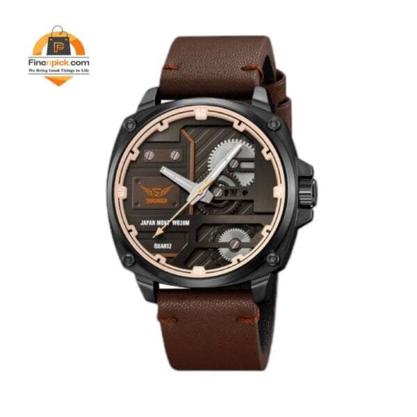 Skmei 2289 Quartz Leather Strap Watch - Image 2