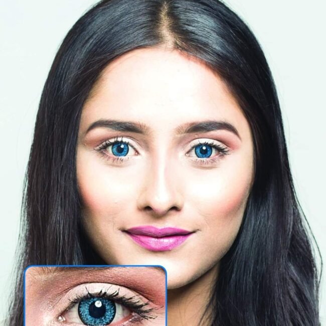 Angel Soft 207 Blue Contact Lens