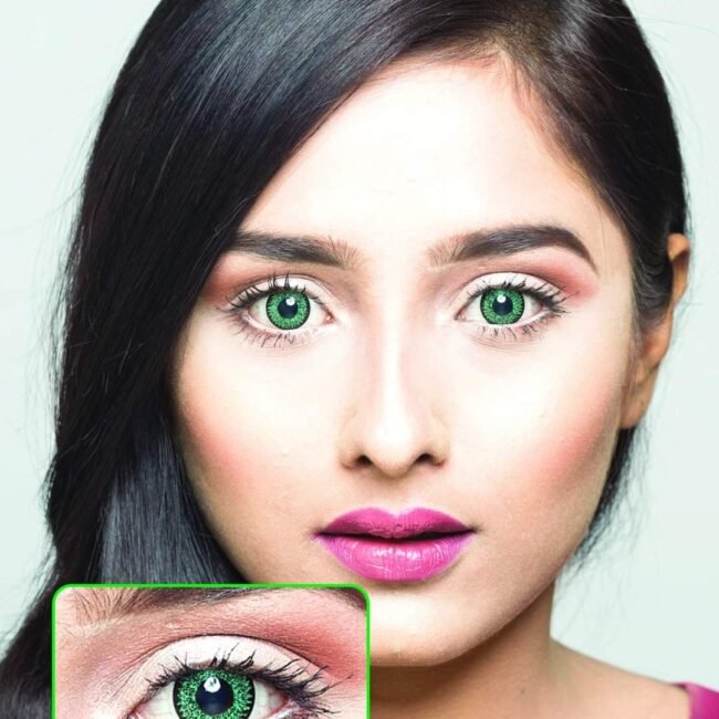 Angel Soft 207 Green Contact Lens