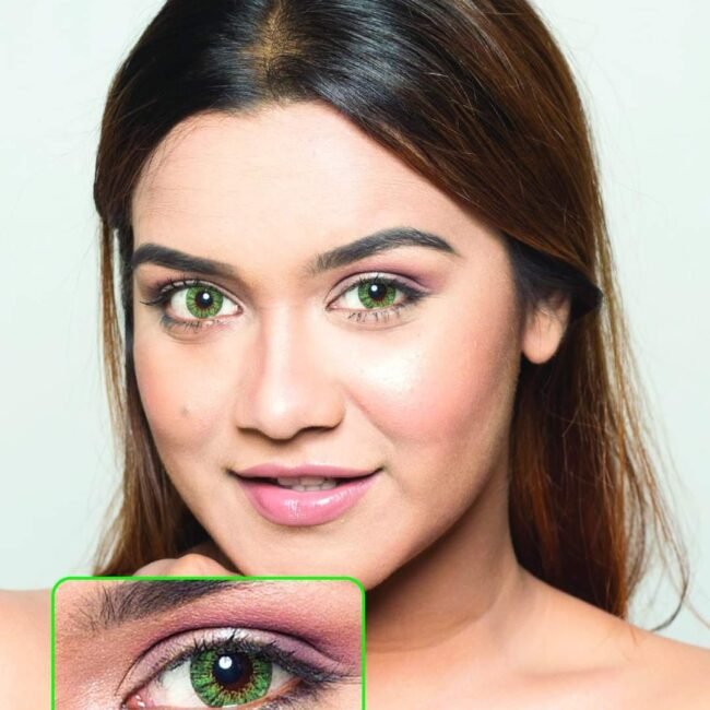 Angel Soft 321 Green Contact Lens