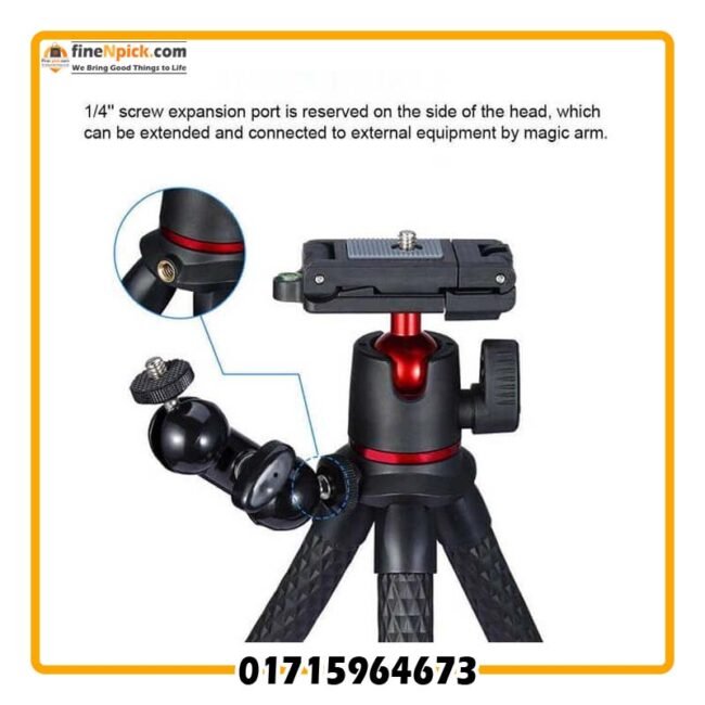 Ulanzi MT11 Octopus Tripod For DSLR Camera & Smartphone - Image 3