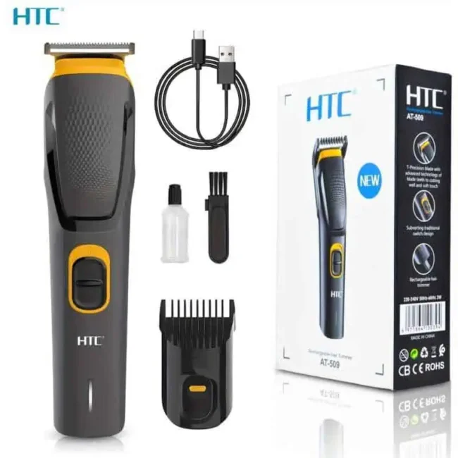 HTC AT-509 Rechargeable Men’s Beard Trimmer - Image 3