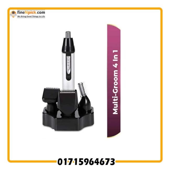 Kemei KM-6632 2 In 1 Rechargeable Nose Hair Trimmer
