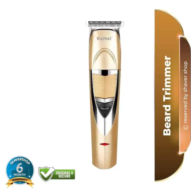 Kemei KM-235 Trimmer for Men Trimmer (Gold)