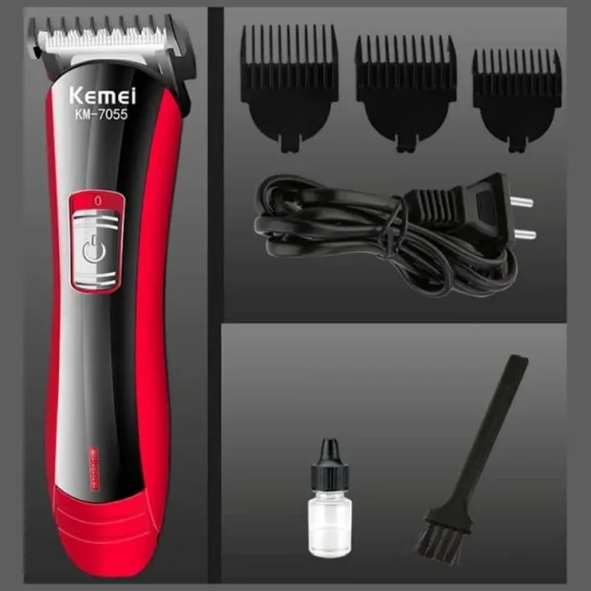 Kemei KM-7055 Beard Trimmer & Amp Hair Clipper - Image 3