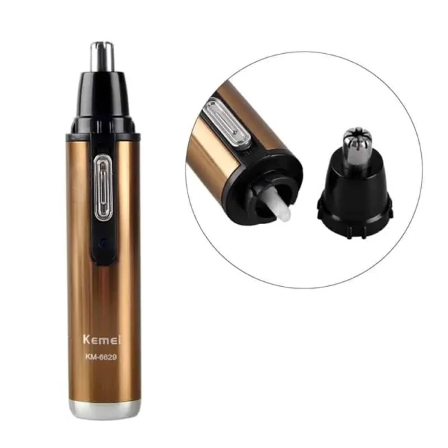 Kemei KM-6629 2 in 1 Nose Hair Trimmer For Man - Image 2