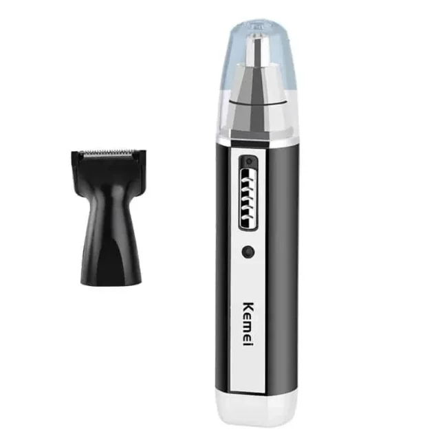 Kemei KM-6632 2 In 1 Rechargeable Nose Hair Trimmer - Image 3