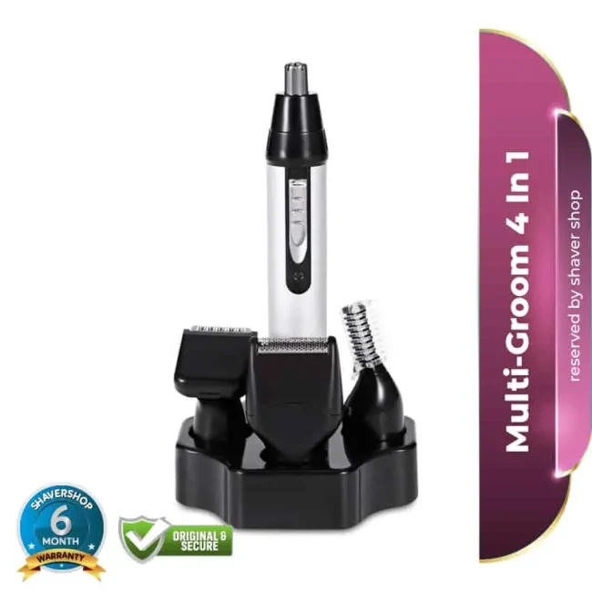 Kemei KM-6632 2 In 1 Rechargeable Nose Hair Trimmer