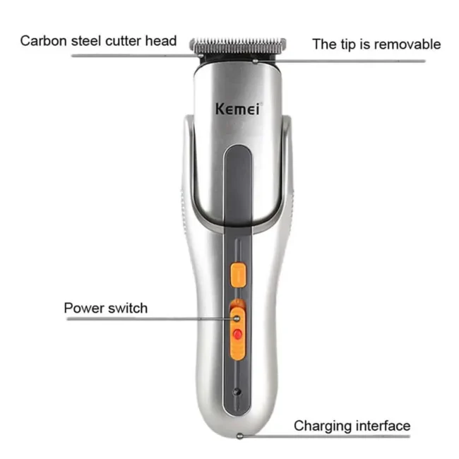 KM-680A Kemei 8 In 1 Grooming Kit - Image 2