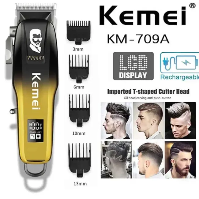 Kemei KM-709A Professional Hair Clipper Trimmer - Image 3