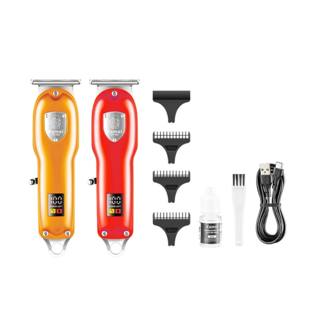 Kemei KM-026 Rechargeable Beard & Hair Clipper Trimmer For Men - Image 2
