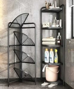 4 layer foldable corner shelves