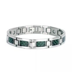 Bracelets Bio Magnetic Green, Red & Black Carbon