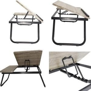 Alternative view of Foldable Double Head Laptop Table