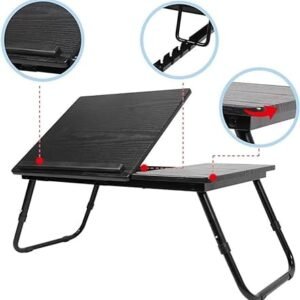 Foldable Double Head Laptop Table