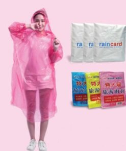Pocket Rain Card Raincoat