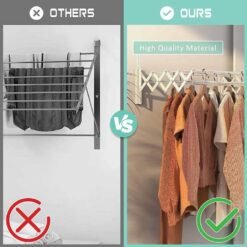Wall Mounted Clothes Drying Hanger – Buy Online in Bangladesh | FineNpick 7 Wall Mounted Clothes Drying Hanger | FineNpick Online Shop Bangladesh