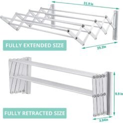 Wall Mounted Clothes Drying Hanger – Buy Online in Bangladesh | FineNpick 6 Wall Mounted Clothes Drying Hanger | FineNpick Online Shop Bangladesh