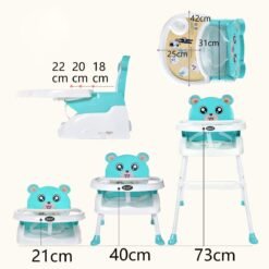 4 in 1 Adjustable Baby High Chair – শিশুদের জন্য নিরাপদ ও আরামদায়ক হাই চেয়ার – Buy Online in Bangladesh | FineNpick 6 4-in-1 Adjustable Baby High Chair – Baby Dining Chair Bangladesh