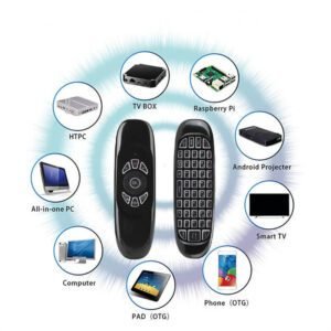 2.4GHz Wireless Air Mouse with Keyboard for Smart TV