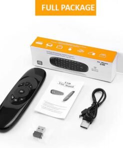 Wireless Air Mouse with Keyboard & Voice Control – Buy Online in Bangladesh | FineNpick 6 2.4GHz Wireless Air Mouse with Keyboard for Smart TV